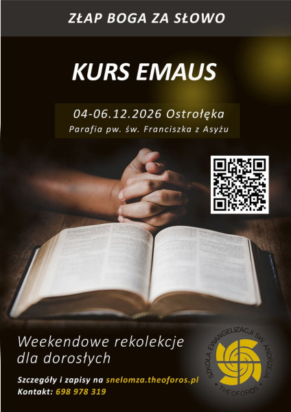 Kurs Emaus - grudzień 2026